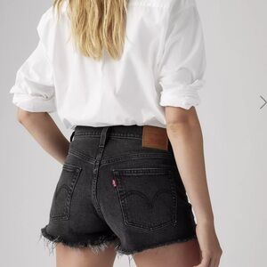 Levi’s Big E Premium Collection 501® Original Fit Black Jean Shorts W27 (US 4)